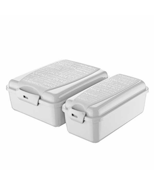 Cutie sandwich crem cu doua compartimente si tacam