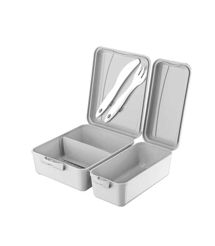 Cutie sandwich crem cu doua compartimente si tacam