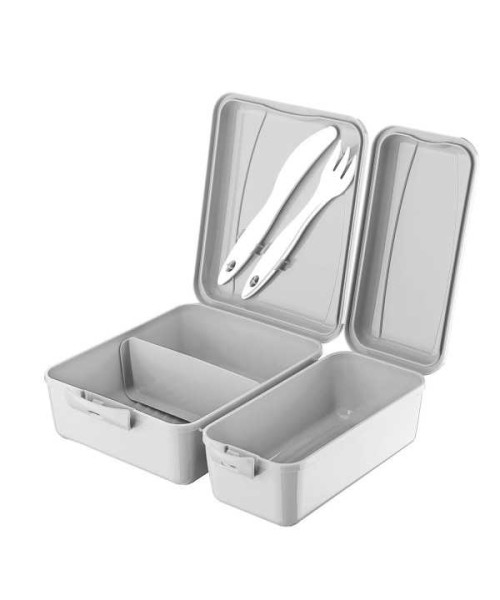 Cutie sandwich crem cu doua compartimente si tacam