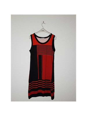 Rochie dama fara maneci model cu dungi Yessica