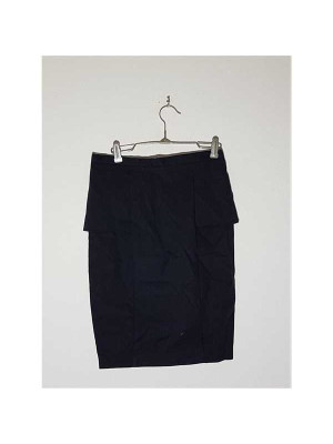 Fusta dama trei sferturi model cu fermoar la spate ZARA BASIC