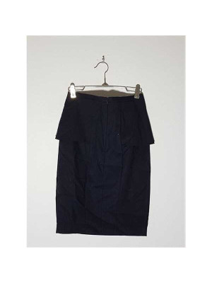 Fusta dama trei sferturi model cu fermoar la spate ZARA BASIC 2