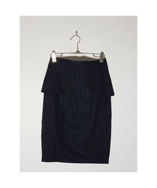 Fusta dama trei sferturi model cu fermoar la spate ZARA BASIC