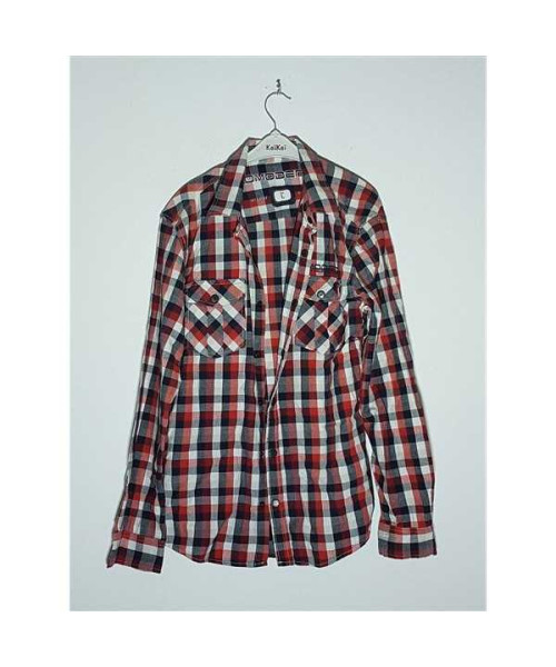 Camasa in carouri cu buzunare la piept MODENA