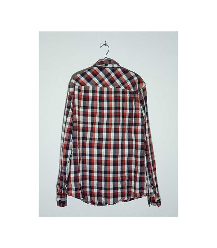 Camasa in carouri cu buzunare la piept MODENA