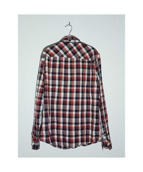 Camasa in carouri cu buzunare la piept MODENA