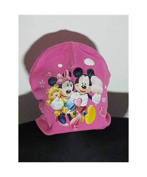 Fes pentru fetite cu imprimeu Minnie si Mickey