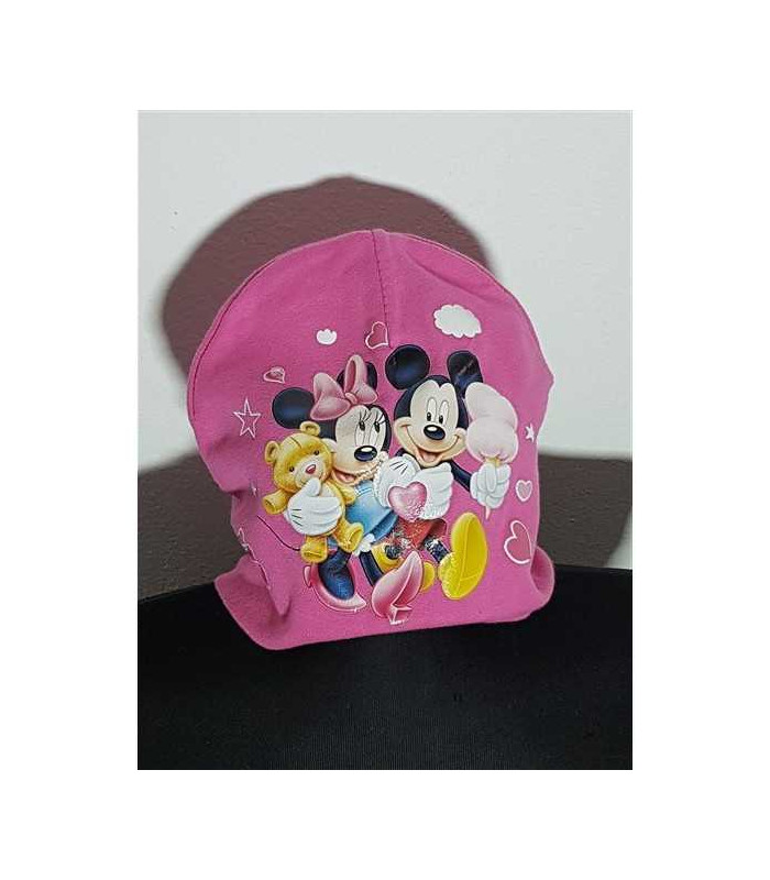 Fes pentru fetite cu imprimeu Minnie si Mickey