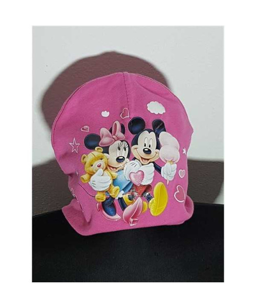 Fes pentru fetite cu imprimeu Minnie si Mickey