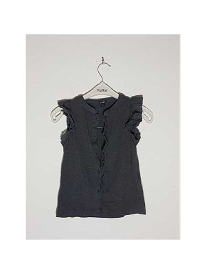 Bluzita copii cu volane la maneci KIABI