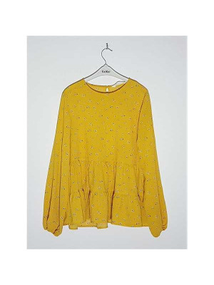 Bluzita vaporoasa pentru fetite model cu volanase H&M