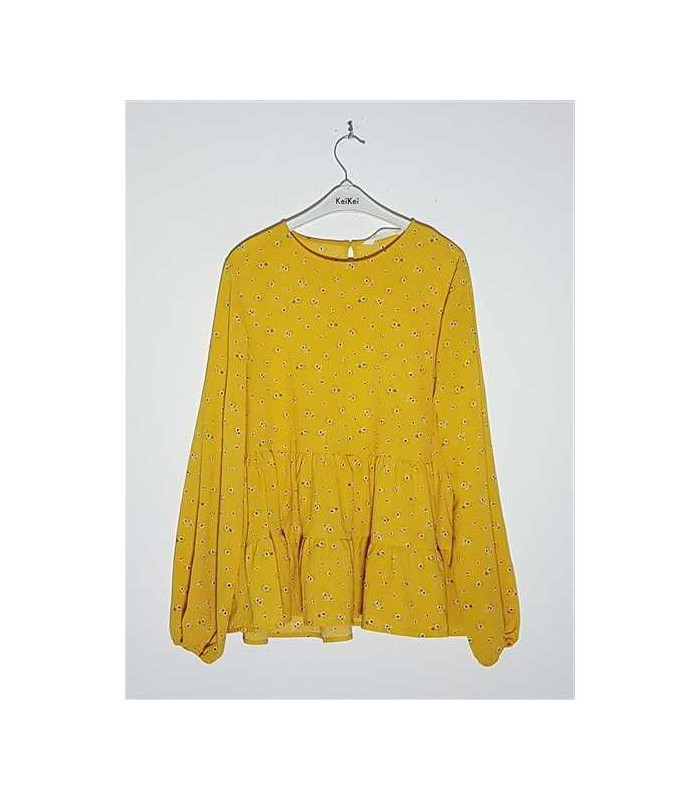 Bluzita vaporoasa pentru fetite model cu volanase H&M