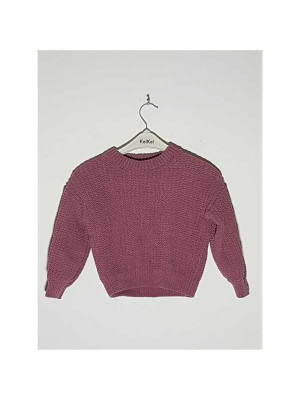 Pulover tricotat pemtru fetite model Unicolor H&M