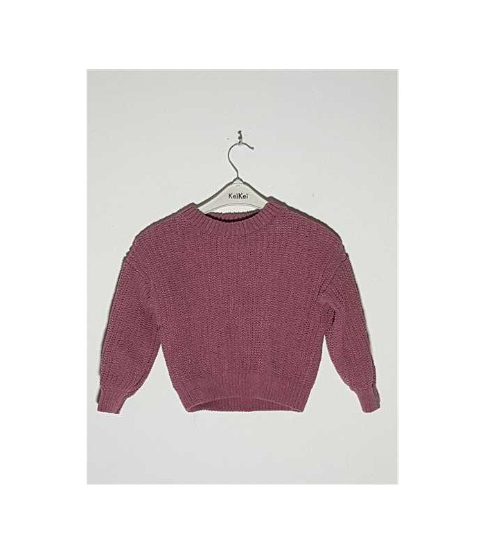 Pulover tricotat pemtru fetite model Unicolor H&M