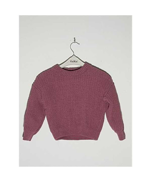 Pulover tricotat pemtru fetite model Unicolor H&M