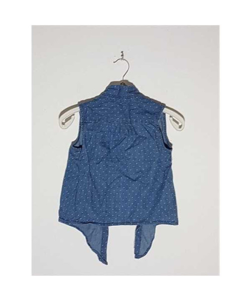 Camasa fara maneci cu imprimeu buline GIRLS