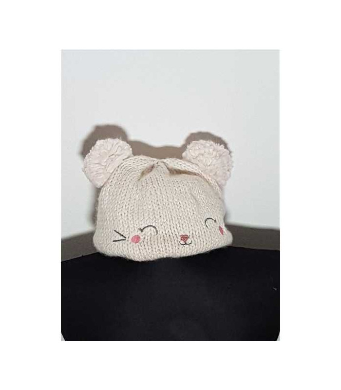 Caciula crosetata pentru fetite model cap de pisica LC WAIKIKI