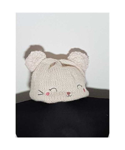 Caciula crosetata pentru fetite model cap de pisica LC WAIKIKI