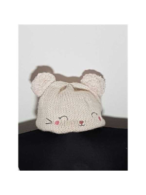 Caciula crosetata pentru fetite model cap de pisica LC WAIKIKI 2