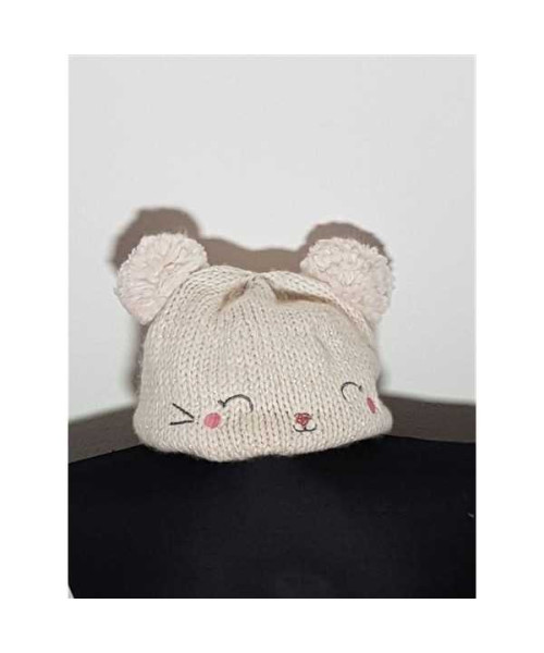 Caciula crosetata pentru fetite model cap de pisica LC WAIKIKI