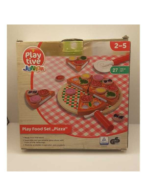 Set pizza jucarie din lemn