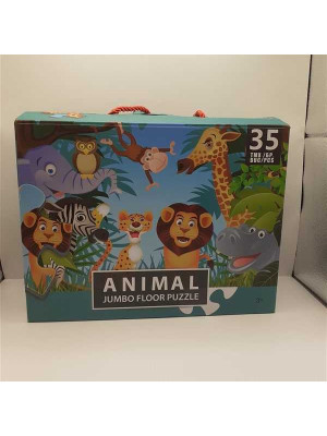 Puzzle pentru podea Animale din jungla 35 piese