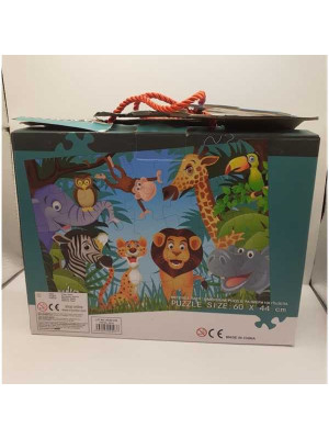 Puzzle pentru podea Animale din jungla 35 piese 2