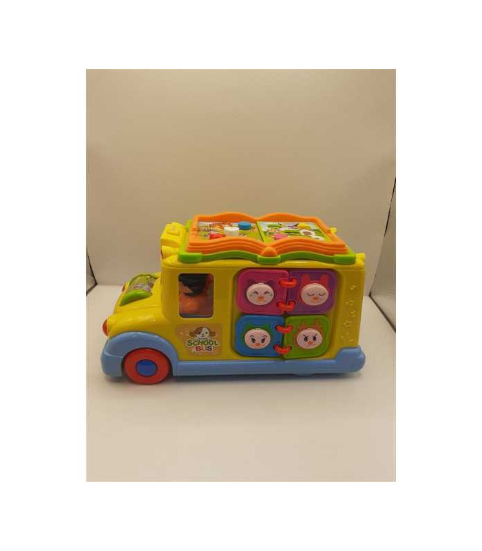 Jucarie educativa si interactiva Autobuz scolar