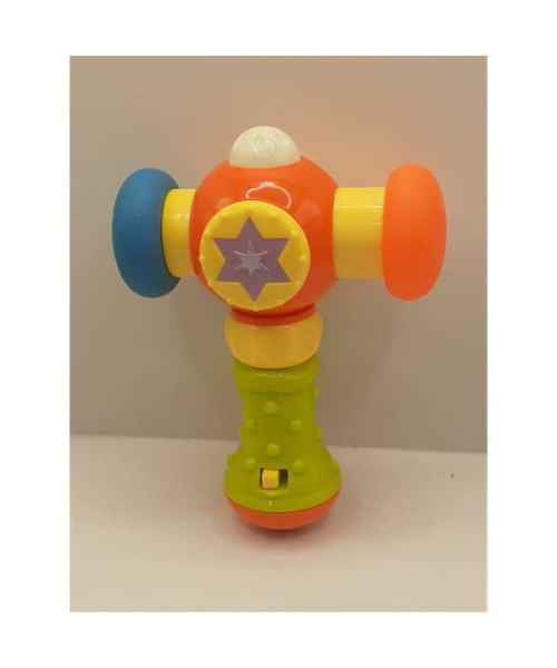 Ciocan de jucarie cu sunete si lumini pentru bebelusi