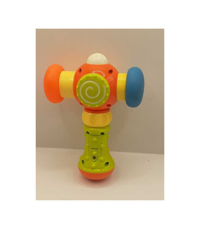 Ciocan de jucarie cu sunete si lumini pentru bebelusi