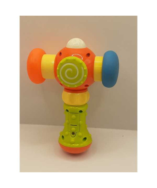 Ciocan de jucarie cu sunete si lumini pentru bebelusi