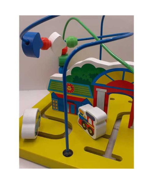 Jucarie din lemn Labirint de motricitate