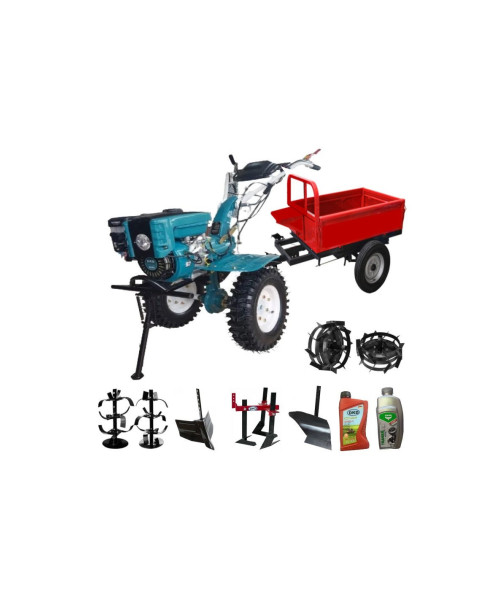 Motocultor cu Utilaje si Remorca LY500NEW Dakard HS1000BNEW 7CP