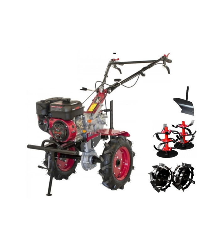 Motocultor Weima WM1100C-6 viteze 7.5CP cu plug, roti metalice si freze, WMTL11006C75CFARAT, 3.900,00 lei