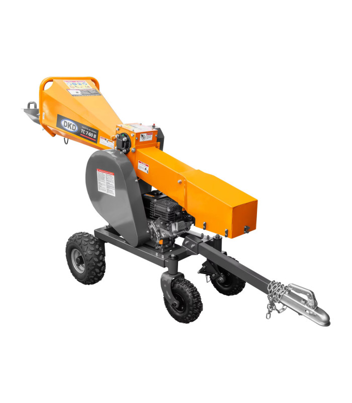 Tocator de crengi DKD TC7-60B, putere 7CP, diametru 6cm, motor Rato