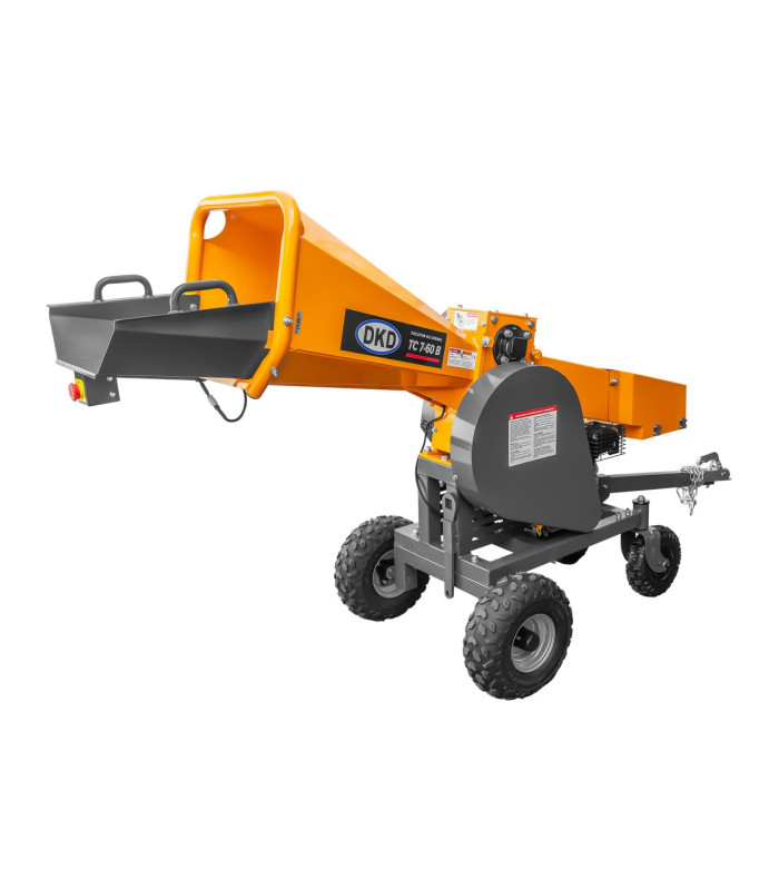 Tocator de crengi DKD TC7-60B, putere 7CP, diametru 6cm, motor Rato