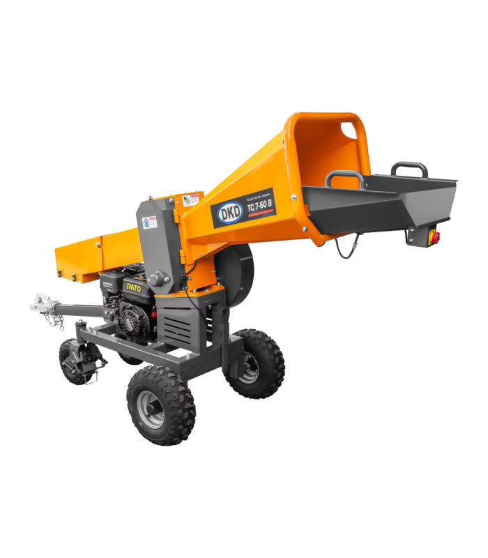 Tocator de crengi DKD TC7-60B, putere 7CP, diametru 6cm, motor Rato