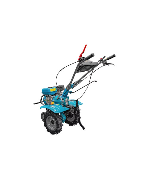 Motocultor pe benzina 7CP, DKD 100B cu set freze si roti cauciuc