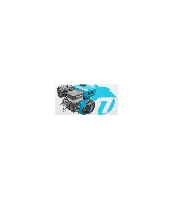 Motocultor pe benzina 7CP, DKD 100B cu set freze si roti cauciuc