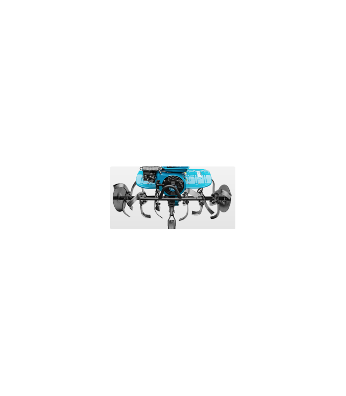 Motocultor pe benzina 7CP, DKD 100B cu set freze si roti cauciuc