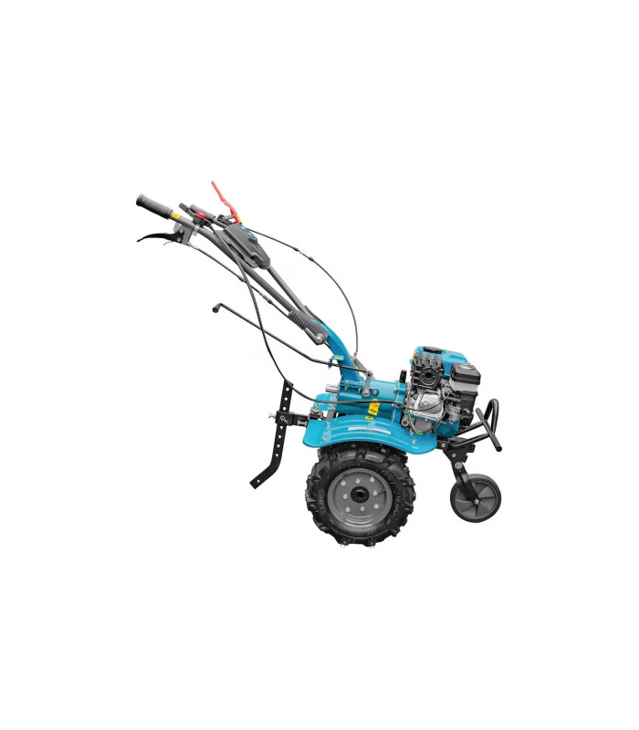 Pachet Motocultor cu Utilaje 7CP, DKD 100B cu set freze si roti cauciuc