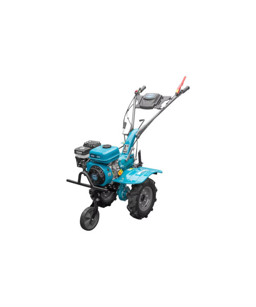 Pachet Motocultor cu Utilaje 7CP, DKD 100B cu set freze si roti cauciuc