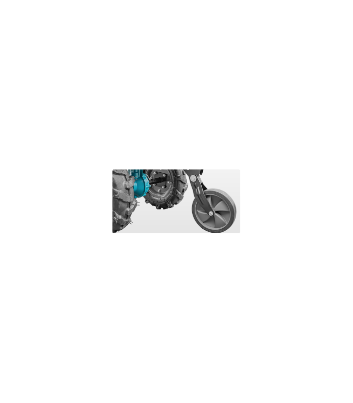 Pachet Motocultor cu Utilaje 7CP, DKD 100B cu set freze si roti cauciuc