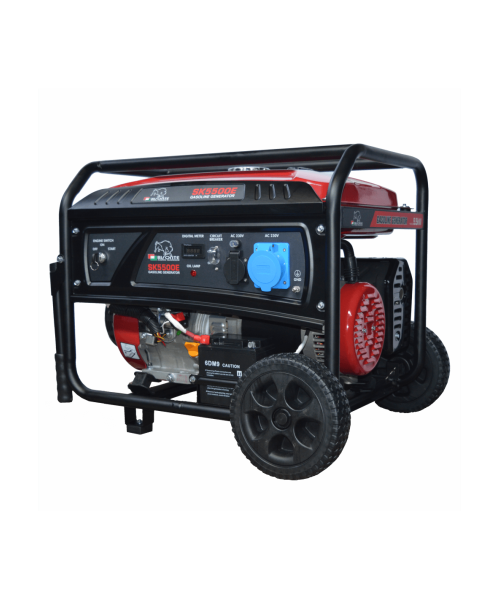 Generator de curent BISONTE SK5500E putere maxima 5,5 KW 230V pornire electrica si roti
