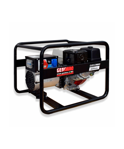 Generator de curent GENMAC Click G7900HO putere maxima 6,4 KW/400V 2,2 KW/230V motor Honda GX390
