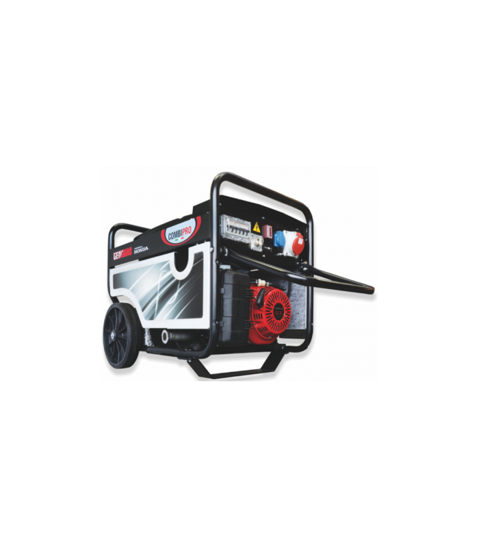 Generator de curent GENMAC  G5500HC-M P maxim 4,6 KW/400V 1,5 KW/230V motor Honda GX270