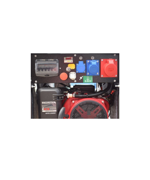 Generator de curent GENMAC  G5500HC-M P maxim 4,6 KW/400V 1,5 KW/230V motor Honda GX270