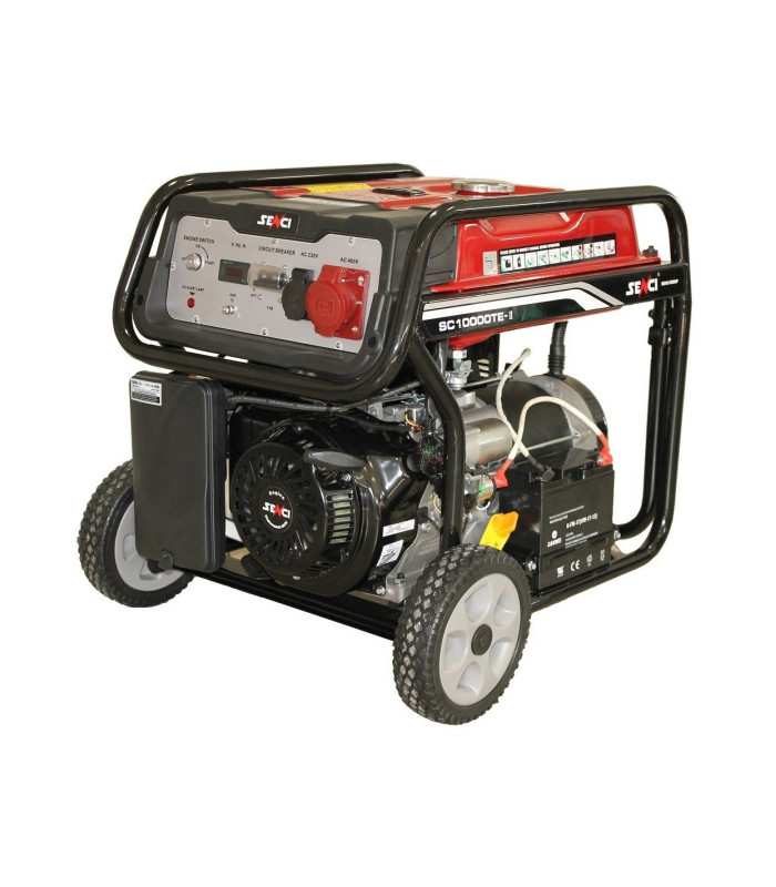 Generator de curent SENCI SC10000TE TOP putere maxima 8,5 kW/400V 2,8 kW/230V pornire electrica