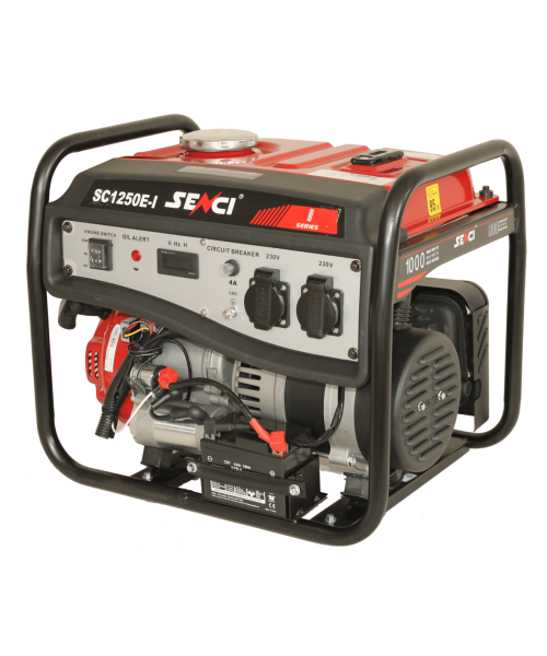 Generator de curent SENCI SC1250E-LITE putere maxima 1,0 kW 230V pornire electrica