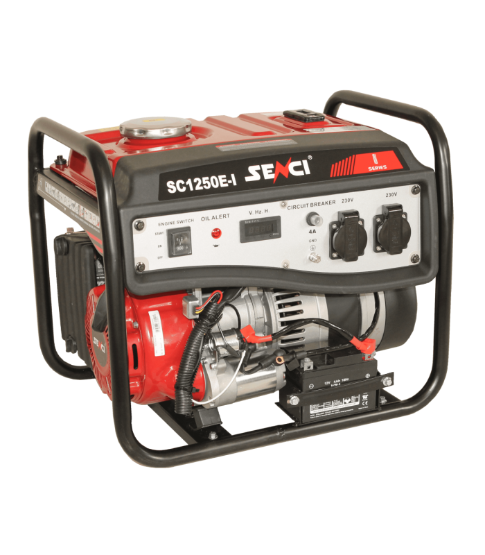 Generator de curent SENCI SC1250E-LITE putere maxima 1,0 kW 230V pornire electrica